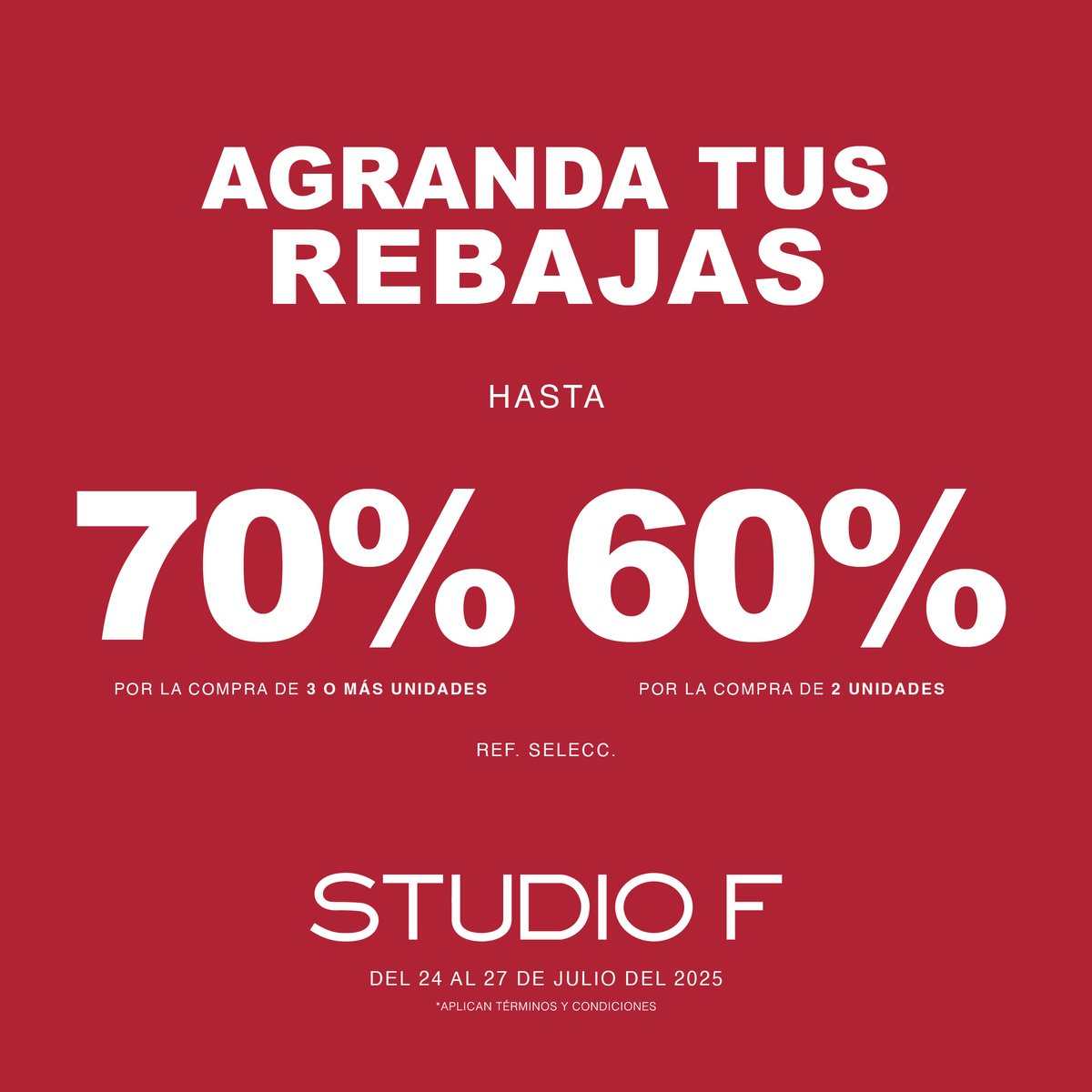 Plaza Satélite (@psatelite) on Twitter photo Tus rebajas favoritas, ahora en grande. ❤️
Hasta 60% y 70% off en <a href="/studiofmexico/">@studiofmexico</a> . ¡Corre por tu outfit ideal a la boutique en Plaza Satélite! Tus rebajas favoritas, ahora en grande. ❤️
Hasta 60% y 70% off en <a href="/studiofmexico/">@studiofmexico</a> . ¡Corre por tu outfit ideal a la boutique en Plaza Satélite!