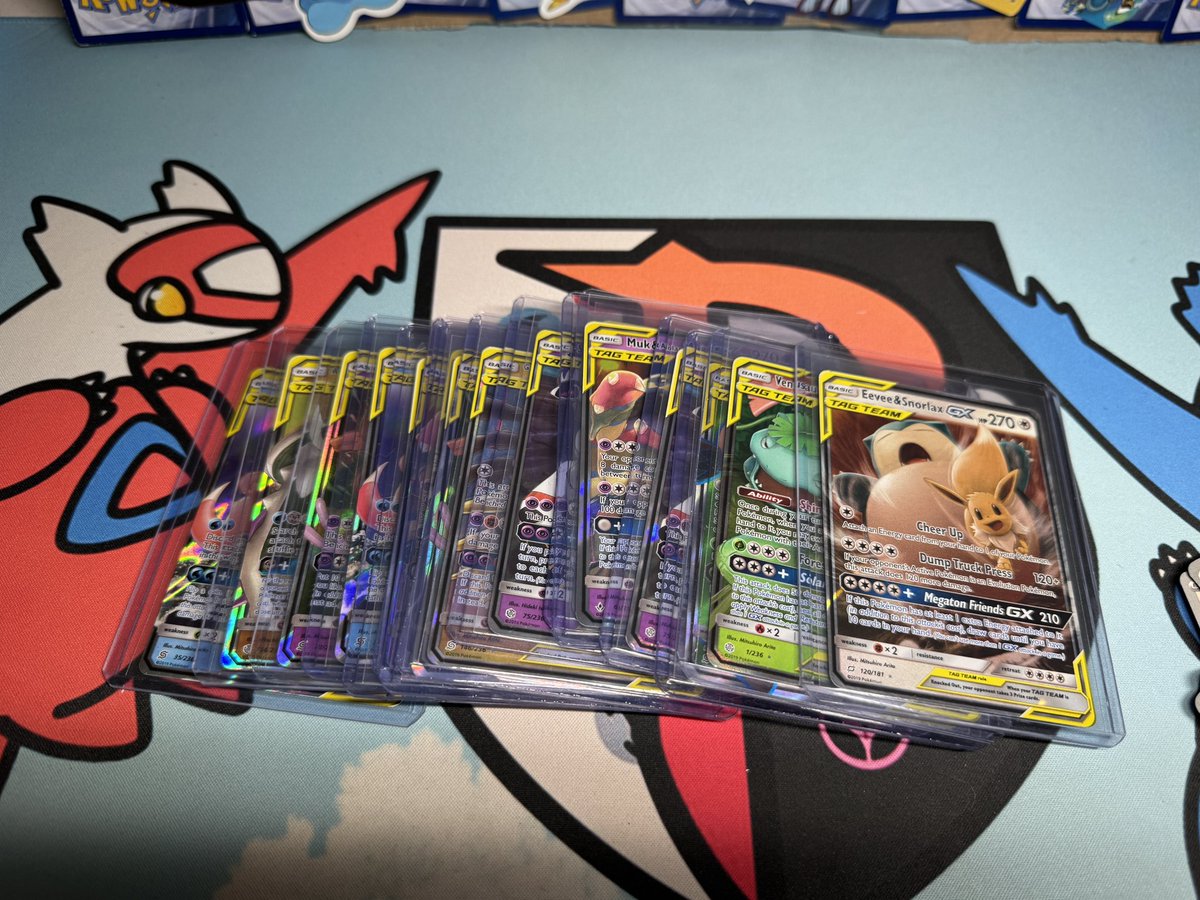 TeamPokeColors's tweet image. GM! I have some things that I don’t care to collect so maybe a claim sale tonight?? I’ve never done one but seeing these tag teams has me thinking… 🤔