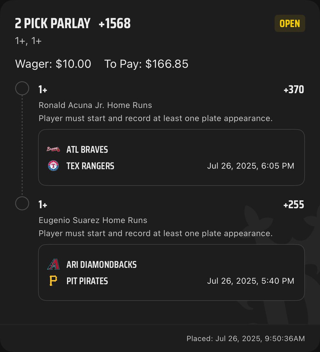 Smashnouk12's tweet image. Said I wasn’t gonna share the Suarez/Acuna play but I won’t gatekeep today, I have a good feeling. Here’s 1 that’s not hitting and 2 that I love. 1 long 1 short! @GDI_App did the research for me all I had to do was use my eyes 👀👀