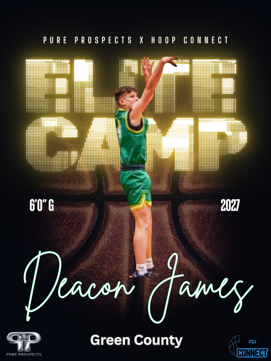 Pure_Prospects's tweet image. 🔒 Locked In & Registered!
📍 Headed to the Pure Prospects x Hoop Connect Elite Camp
🗓️ August 9 | 🏟️ Madisonville, KY
📅 Class of 2027 | 5′10″ Guard Deacon James @DeaconJames08
🏫 Green County (KY)
🏀 Kentucky Future Elite 2027 @KYFutureElite27
Puma NXTPRO AAU circuit…