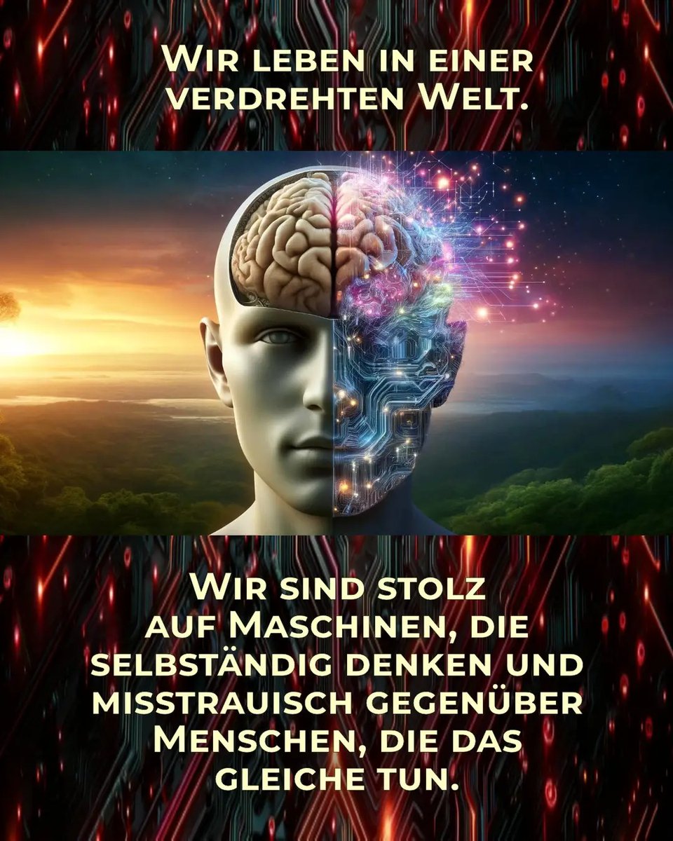 So total verdreht daß sich die normal gebliebenen manchmal fragen ob sie wirklich noch normal sind.🫣