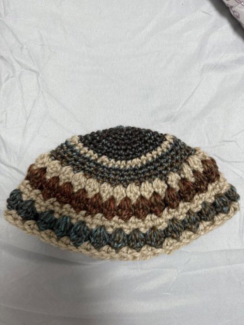 reignSupr3m's tweet image. Bought this new kippah for myself today