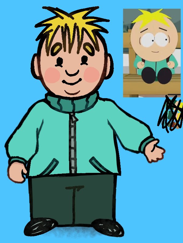 paiges_stuff's tweet image. Don’t let me try to draw butters again 💔💔💔#sptwt
