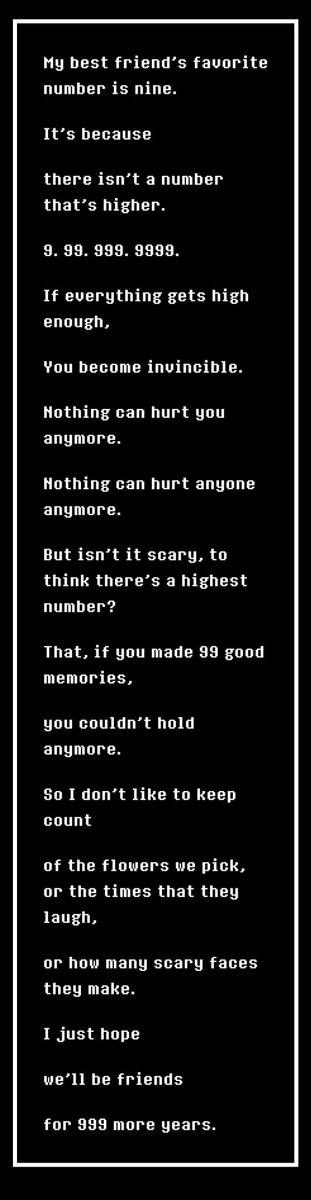 xinmeal's tweet image. still some of my favorite dialogue ever Asriel and chara you will always be famous...
