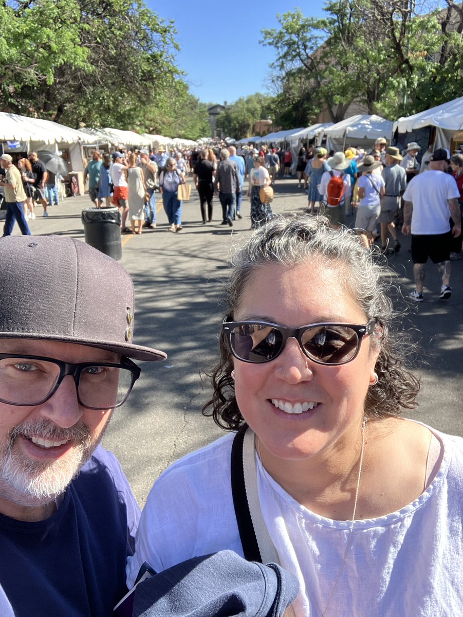Checked out the Hispanic and Spanish markets this morning in Santa Fe.  Lots of great devotion and contemporary art with several fun conversations.  #art #markets #santafe