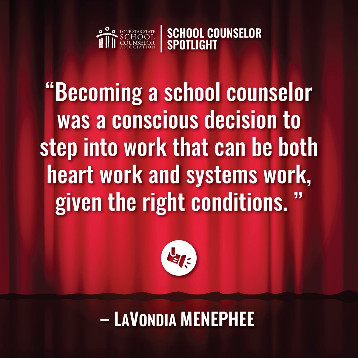 LSSSCA1's tweet image. 🌟 Meet our next School Counselor Spotlight: LaVondia! 🌟
💛 LSSSCA proudly honors TX counselors making a real impact—through big initiatives or small everyday wins. LaVondia, you inspire us! 

👏 Drop an emoji or RT to celebrate LaVondia! #LSSSCA