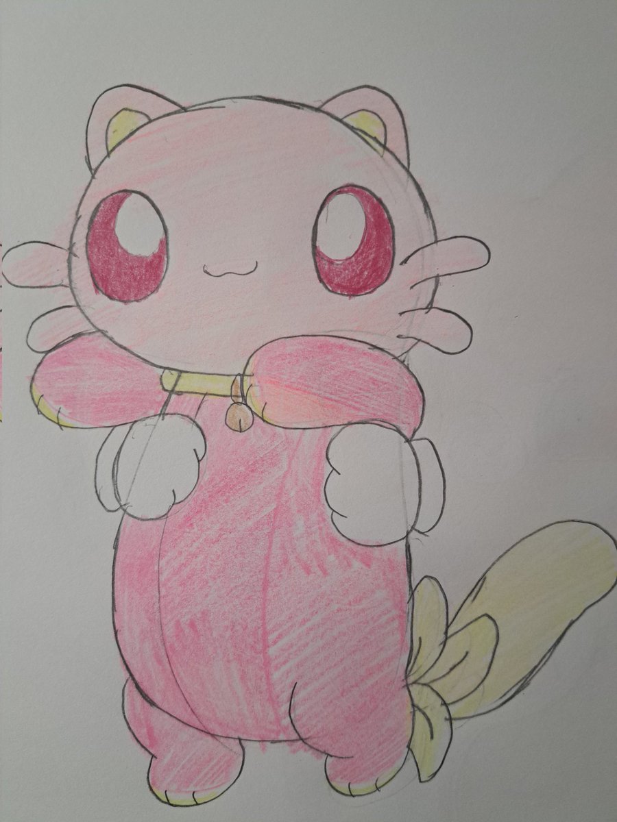 SketchMoth9's tweet image. Friendly fire for @Flufflebear. 🩷🐱🍌