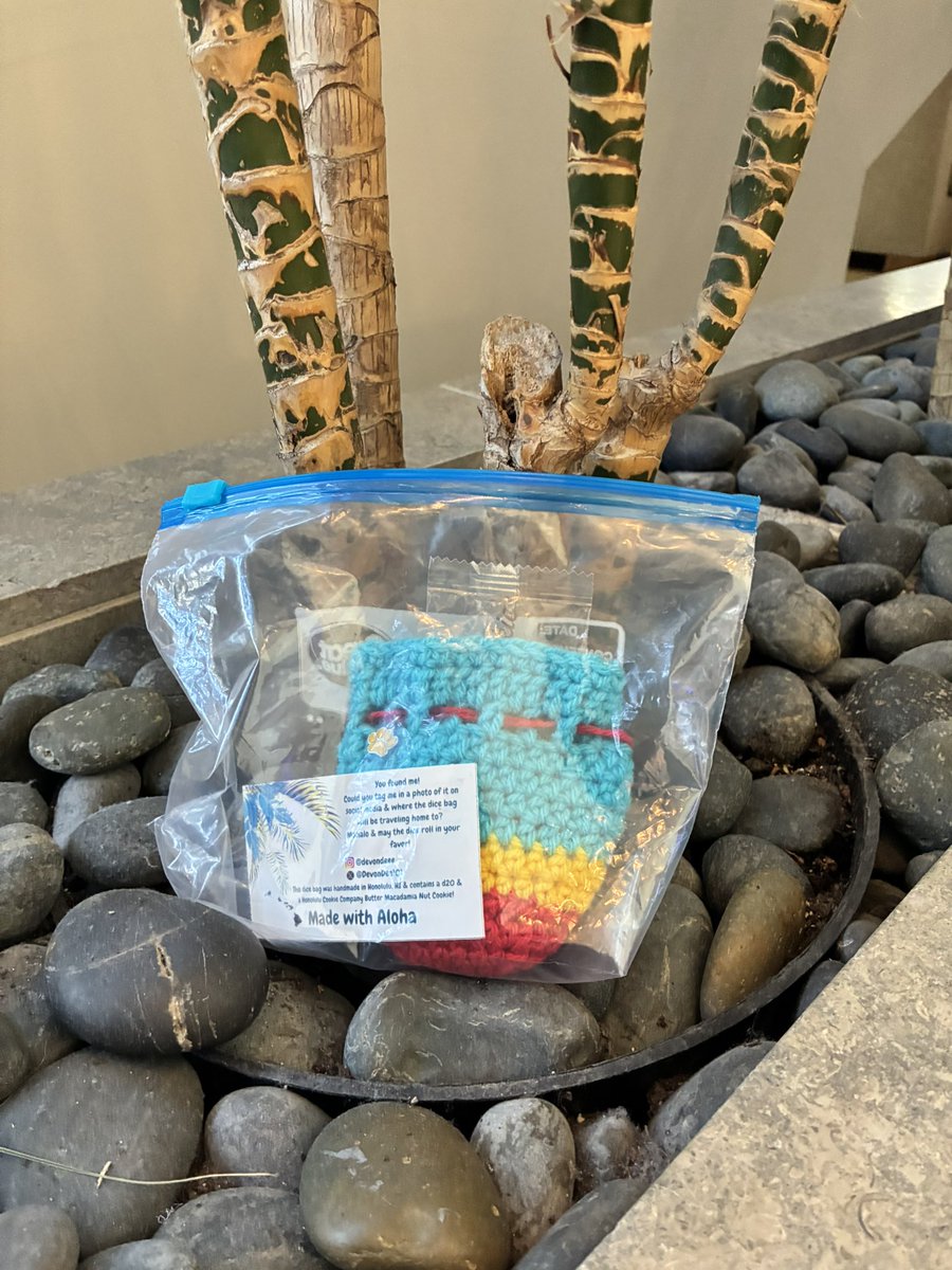 This SUPER cool dice bag can be yours if you find it! May the dice roll in your favor! #sdcc #critterdrop #crochetdrop #dnd  #superman