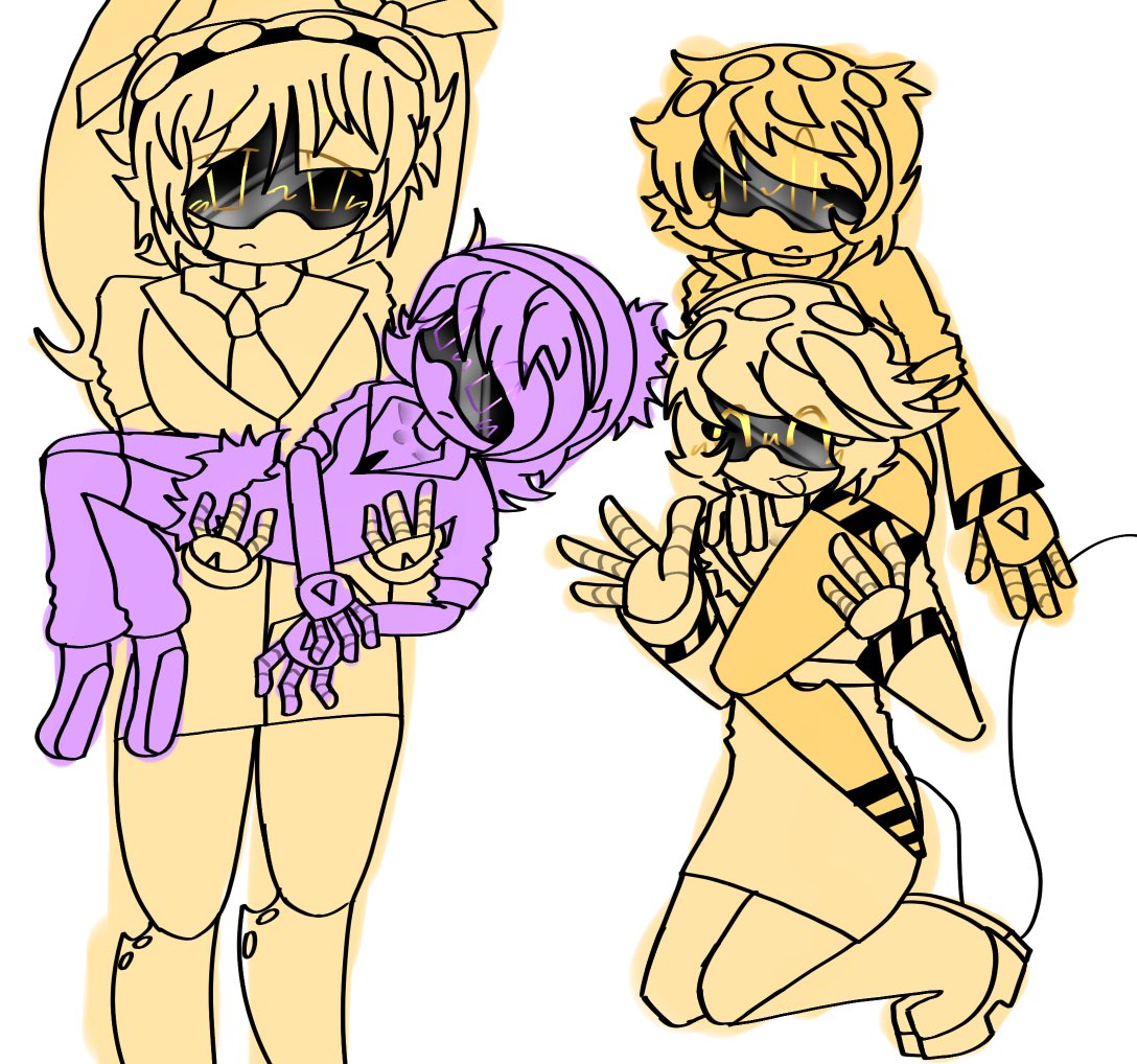 KilllerKlaaws's tweet image. Idk picking up each other?? Or wtv 😭
#murderdrones
