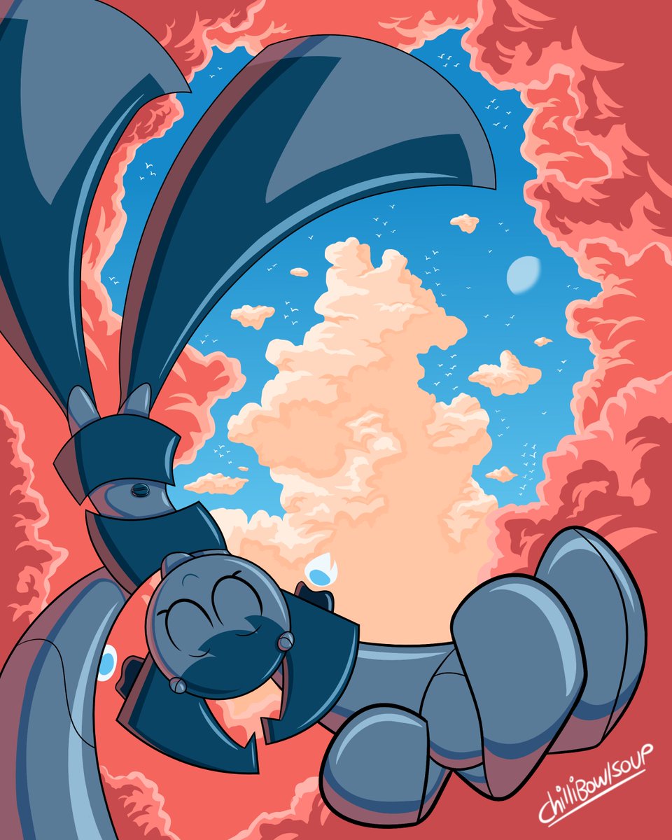 Jenny soaring in the skies. Sci-Fi vibes. #mlaatr #jennywakeman