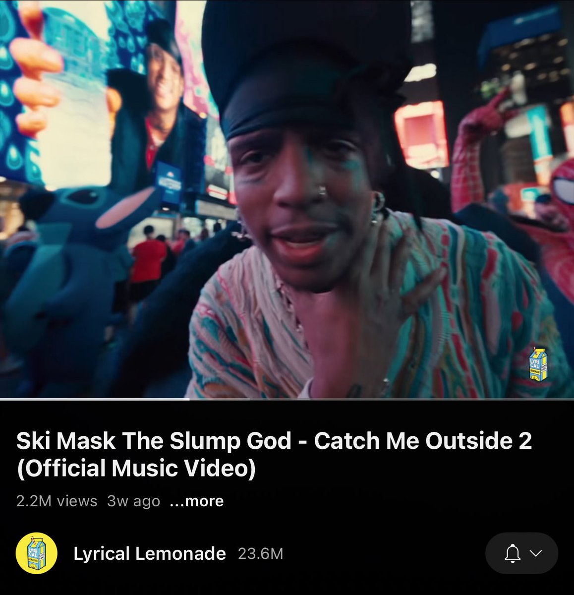 Ac7ionMann's tweet image. Hey retard @THESLUMPGOD 2.2 million on a lyrical lemonade music video is TRASH.
The cockroach’s crawling on xxx’s skull could make better music.