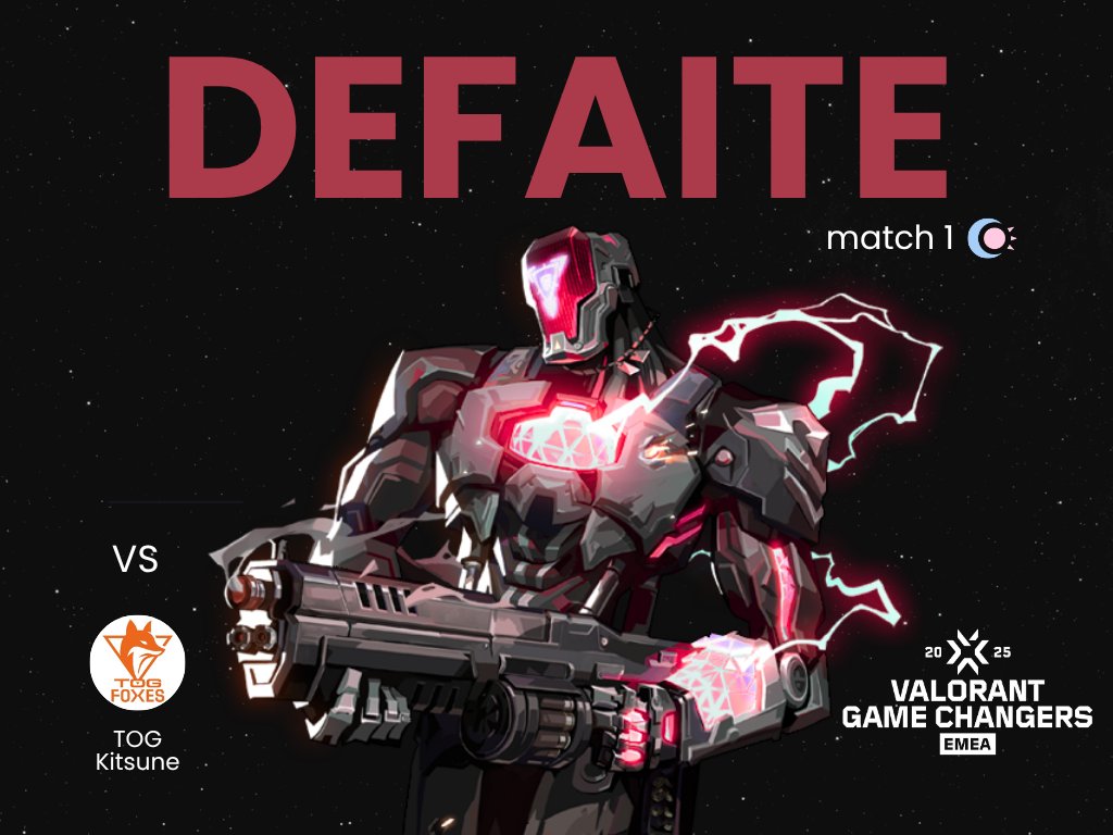 TeamHinode_'s tweet image. ❌ Malheureusement nous clôturons la journée sur une défaite (8-13).
Rien n'est joué, on tient bon pour le day 2 !
On se retrouve demain RDV 18h