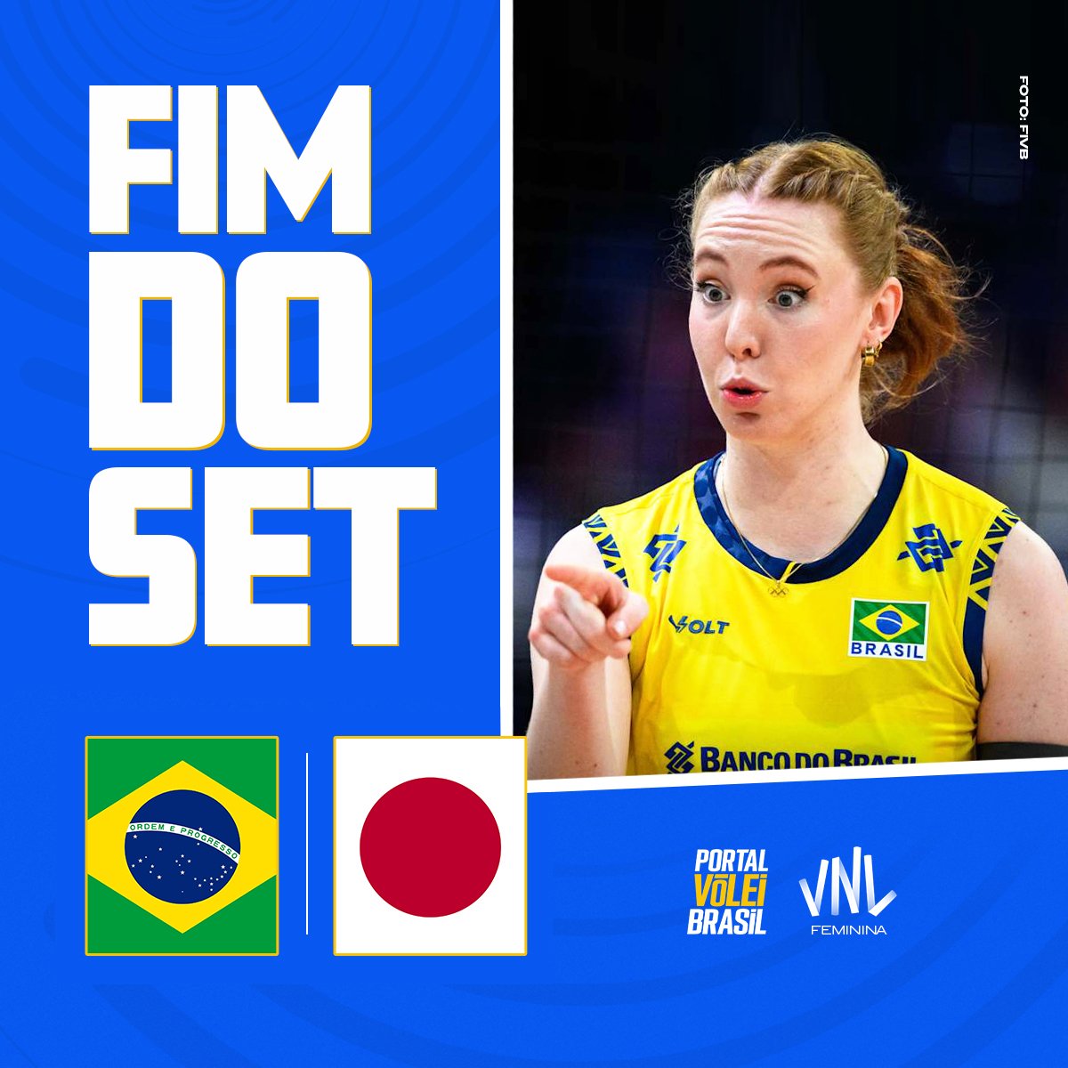 portal_volei's tweet photo. ✅ FIM DO QUINTO SET! #VoleiNoSporTV

🏐 (3) 🇧🇷 Brasil 15x08 Japão 🇯🇵 (2) https://t.co/2ASw11MjeN