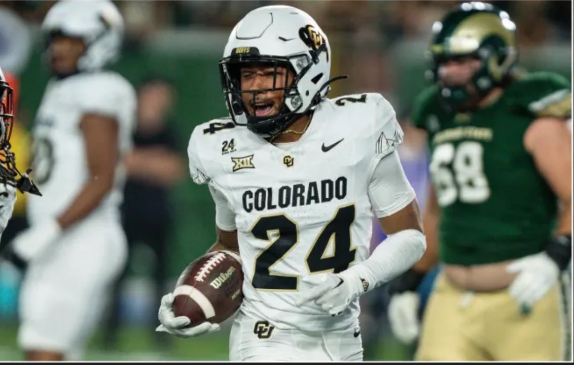 DraftNFL26's tweet image. Keep your eyes on Preston Hodge One of the biggest sleeper DBs in the 2025 NFL Draft. Sticky in coverage, physical in the slot, made plays all season at @CUBuffs — and he’s someone @LibertyFootball fans loved. Don’t be shocked when he climbs boards fast. #NFLDraft #PrestonHodge