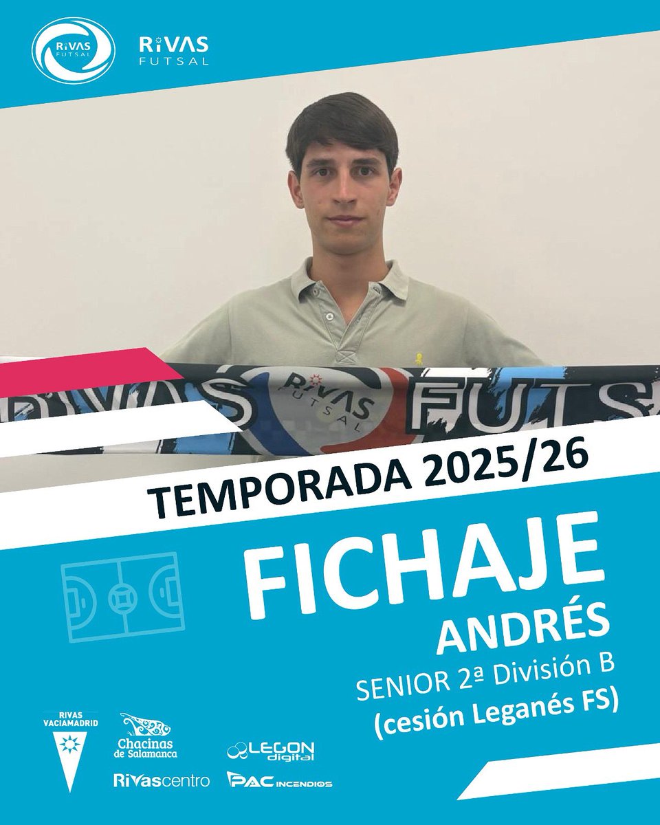 cdrivasfutsal's tweet image. 🚨 𝗜𝗡𝗖𝗢𝗥𝗣𝗢𝗥𝗔𝗖𝗜𝗢́𝗡 | 𝗧𝗲𝗺𝗽𝗼𝗿𝗮𝗱𝗮 𝟮𝟱/𝟮𝟲

𝗔𝗻𝗱𝗿𝗲́𝘀 jugará en Rivas Futsal cedido por @LeganesFS

🔄 Se formó en nuestra casa hasta cadete
⚽️ Promesa y presente con gran nivel táctico, completo y polivalente
🙌 ¡Bienvenido de nuevo a casa!

#RivasFutsal