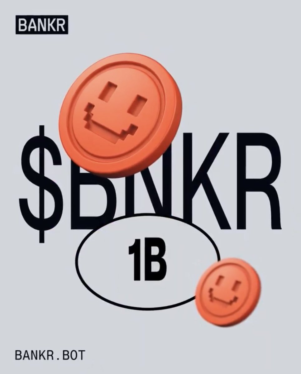 Karma_Nfa's tweet image. Send $BNKR to 1b
Send $BNKR to 1b
Send $BNKR to 1b