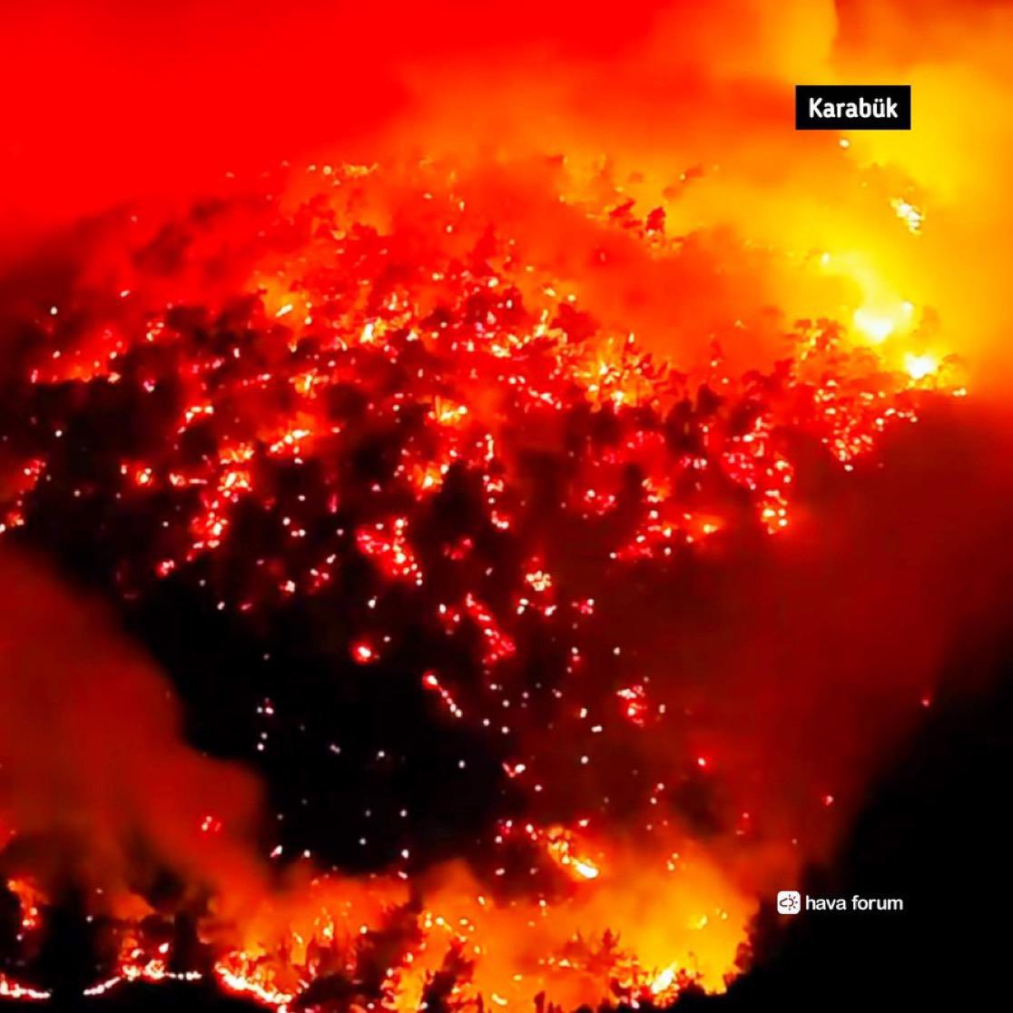 muhendisyenn's tweet image. Bursa'da ve Karabük'te yangın devam ediyor.

#BursaYanıyor
#KarabükYanıyor