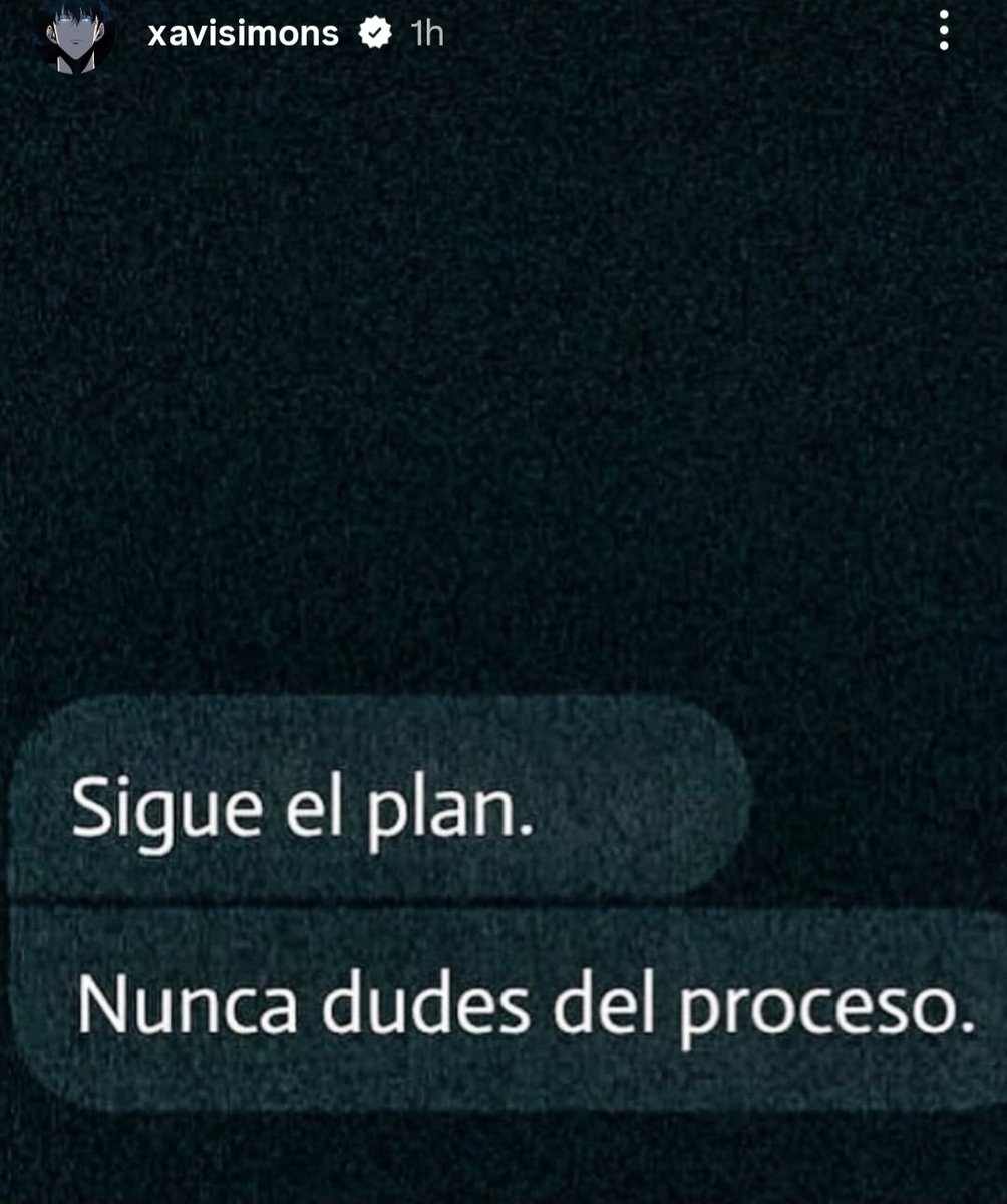 CFCplays's tweet image. Xavi Simons via Instagram: "Follow the plan. Never doubt the process." ๐