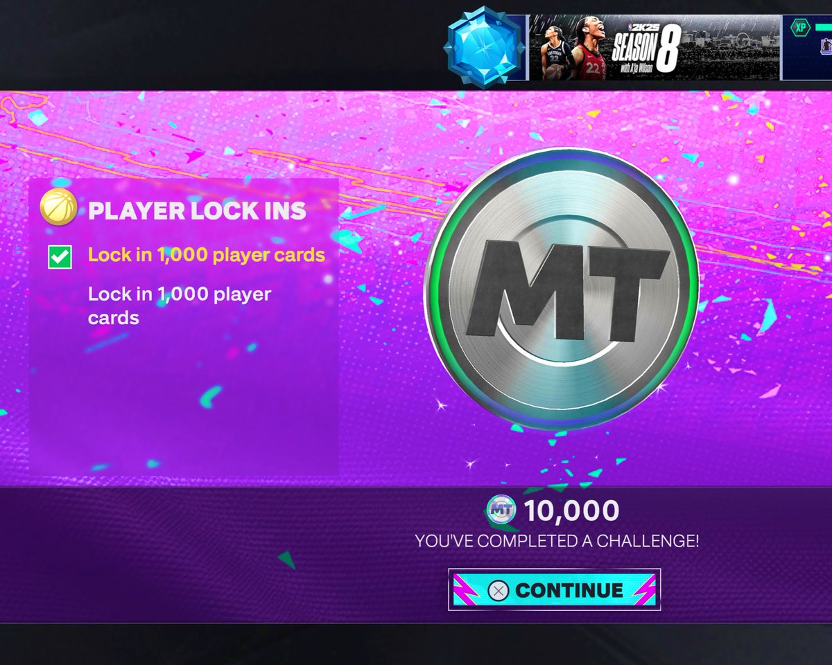PStarMyTeam's tweet image. What locking in 1,000 cards gets you…

10k &amp;amp; Legend Badge 👎👎👎