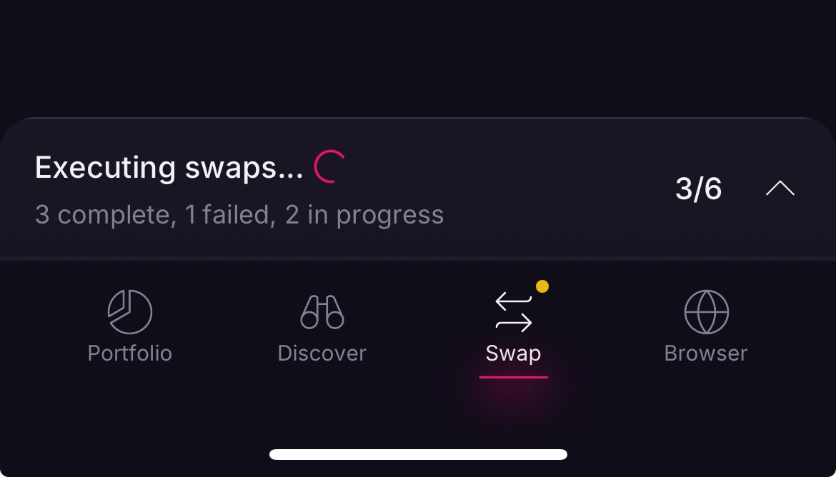 kingname770's tweet image. Did you know you can swap more then one swap in one single click on @MagicEden app ?
For example you swap @TheoriqAI to $ME win swap