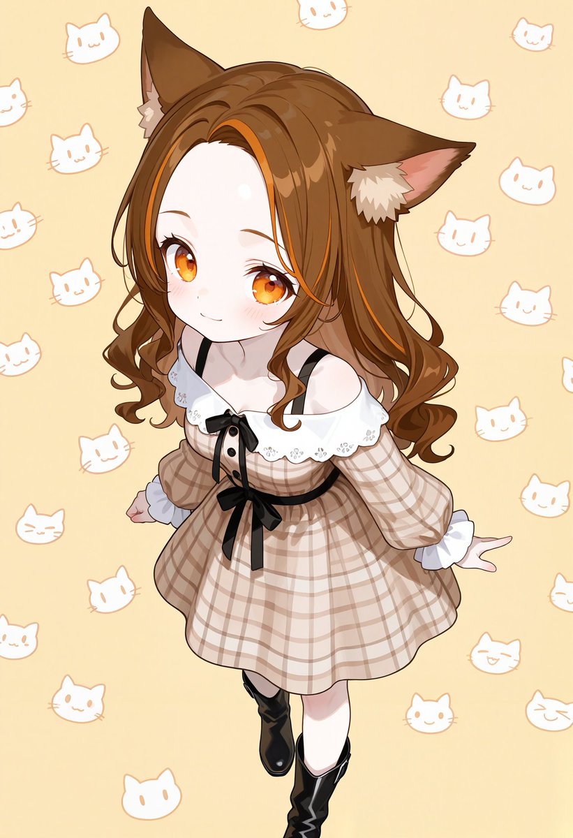 itom0717's tweet image. #AIイラスト #ネコ耳
「おはよう…。今日のお出かけの服、どれにしようかな…のんびり楽しんで選ぼっか？」