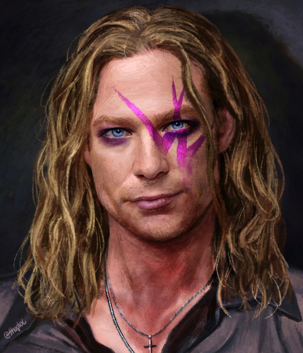 Shuploc's tweet image. Vampire Lestat drawing in anticipation for the SDCC panel 🎸✨ #iwtv
