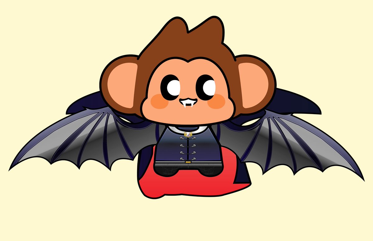 gt8studios's tweet image. Chimpers Costume Party Art Contest submission 🧛🐒
1. Count Chimpi
2. Count Chimpula
3. Chimpi Bat
4. Mini Chimpi Bat
#ChimpersAF
@ChimpersHQ X @ChimpersAF