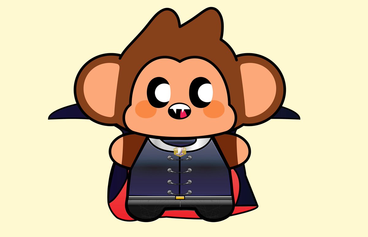 gt8studios's tweet image. Chimpers Costume Party Art Contest submission 🧛🐒
1. Count Chimpi
2. Count Chimpula
3. Chimpi Bat
4. Mini Chimpi Bat
#ChimpersAF
@ChimpersHQ X @ChimpersAF