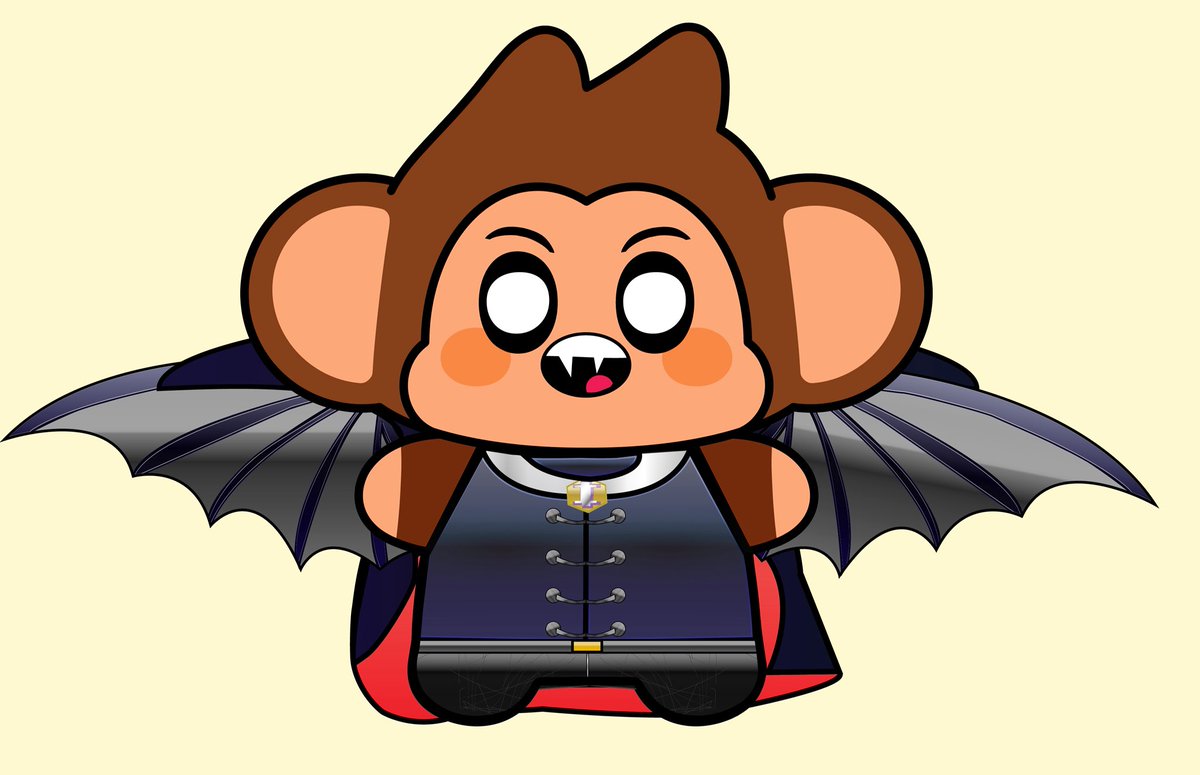 gt8studios's tweet image. Chimpers Costume Party Art Contest submission 🧛🐒
1. Count Chimpi
2. Count Chimpula
3. Chimpi Bat
4. Mini Chimpi Bat
#ChimpersAF
@ChimpersHQ X @ChimpersAF