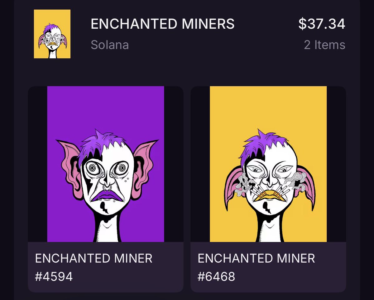Time to join the <a href="/enchanted_nfts/">Enchanted Miners</a> family 

We got some extra NFTs and wanna pass it on to someone who’s never held one, but will stake it to get a free mint on SUI this Sept 6 via <a href="/tradeportxyz/">TradePort</a> 🧠💎

Tag a friend or friends, who’s ready to level up.

Let’s welcome some new blood