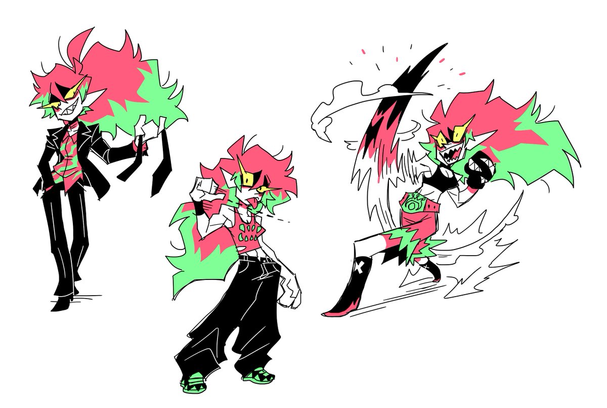 got comm'd to draw etna which was a fun surprise! its been a good bit since i last drew the reigning champ