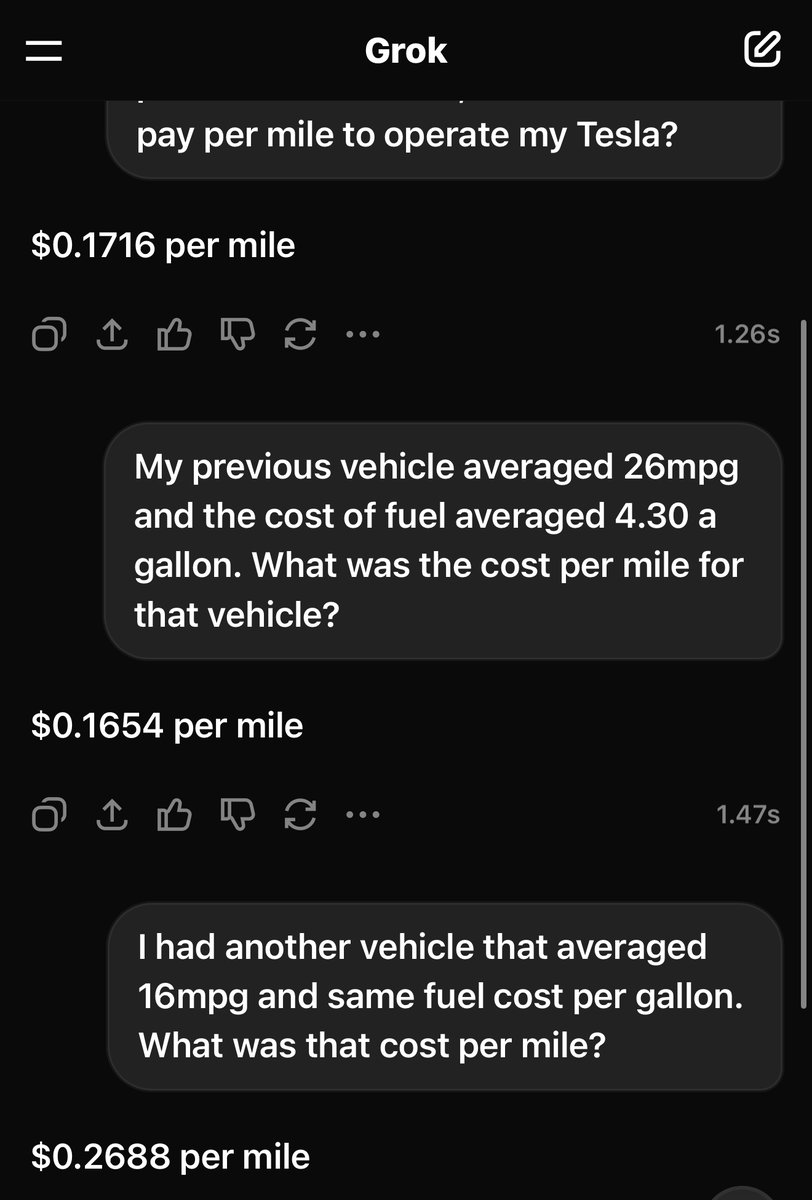 MikeDizzll's tweet image. Set my Trip the day I bought the car. Compared to my Accord and ZR2 truck. Where’s the savings again? Also doesn’t include the 12 hours a month driving to Superchargers.