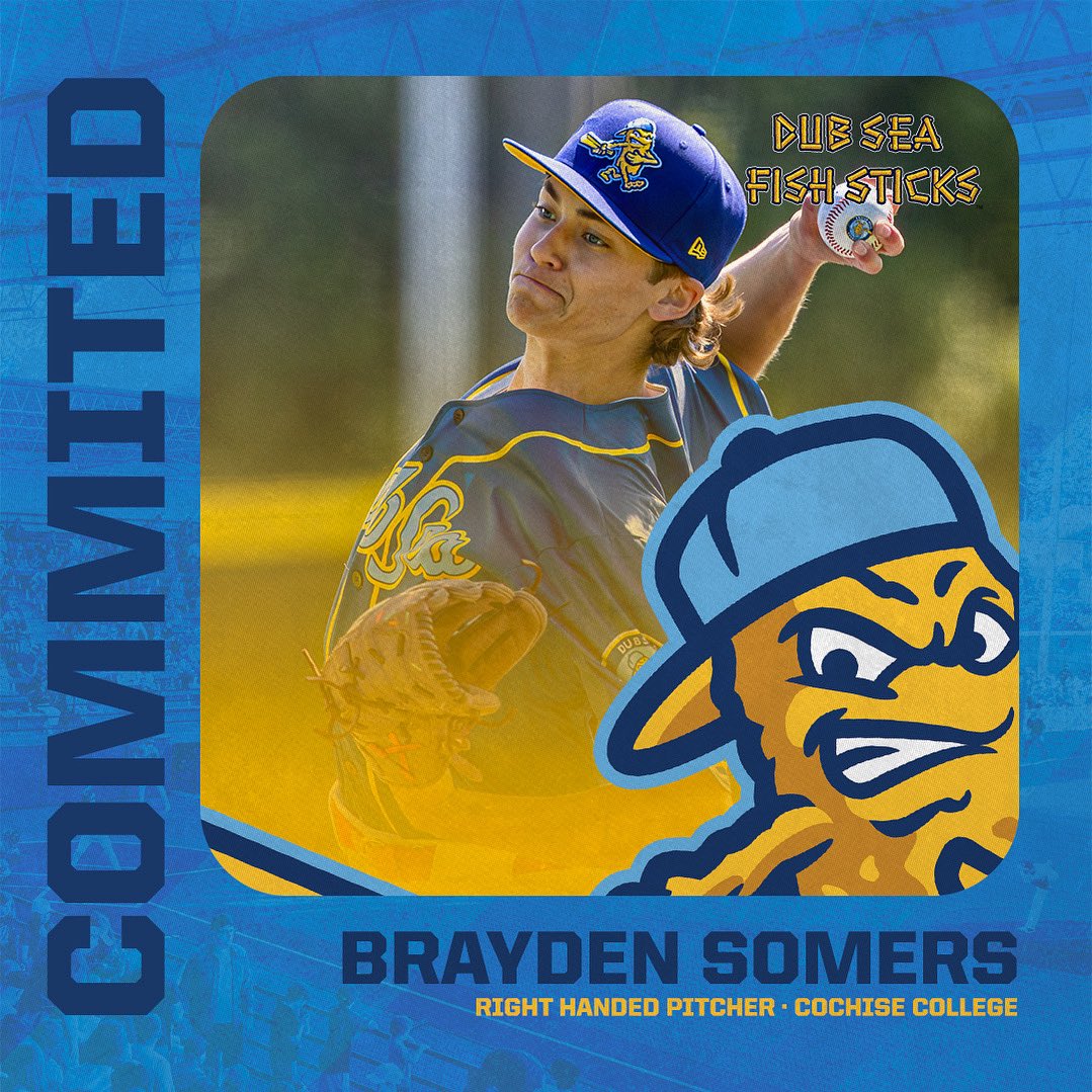 GoFishSticks's tweet image. Congratulations to RHP Brayden Somers (@brayden_bsbl) on his commitment to Cochise College!
#GoFishSticks | #DubSea