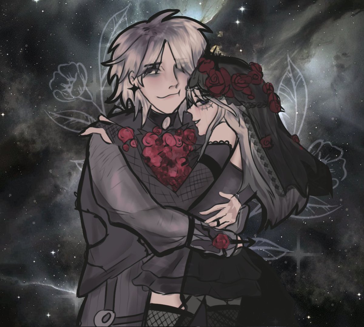 adabunni's tweet image. repost cause i’m flopping ? uhmm.. 
Everlasting night and Luminary adamil art hiii

#IDV #IdentityV #adamil