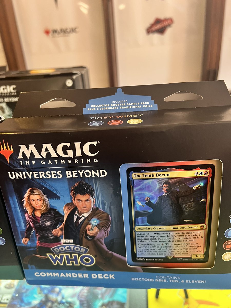 TurnbuckleWorld's tweet image. MAGIC THE GATHERING inventory restock! Fallout, Lord of the Rings and Dr. Who Commander Decks! Come get these! Open till 7pm! Located at 190 East Main Street, Mount Vernon Ky!