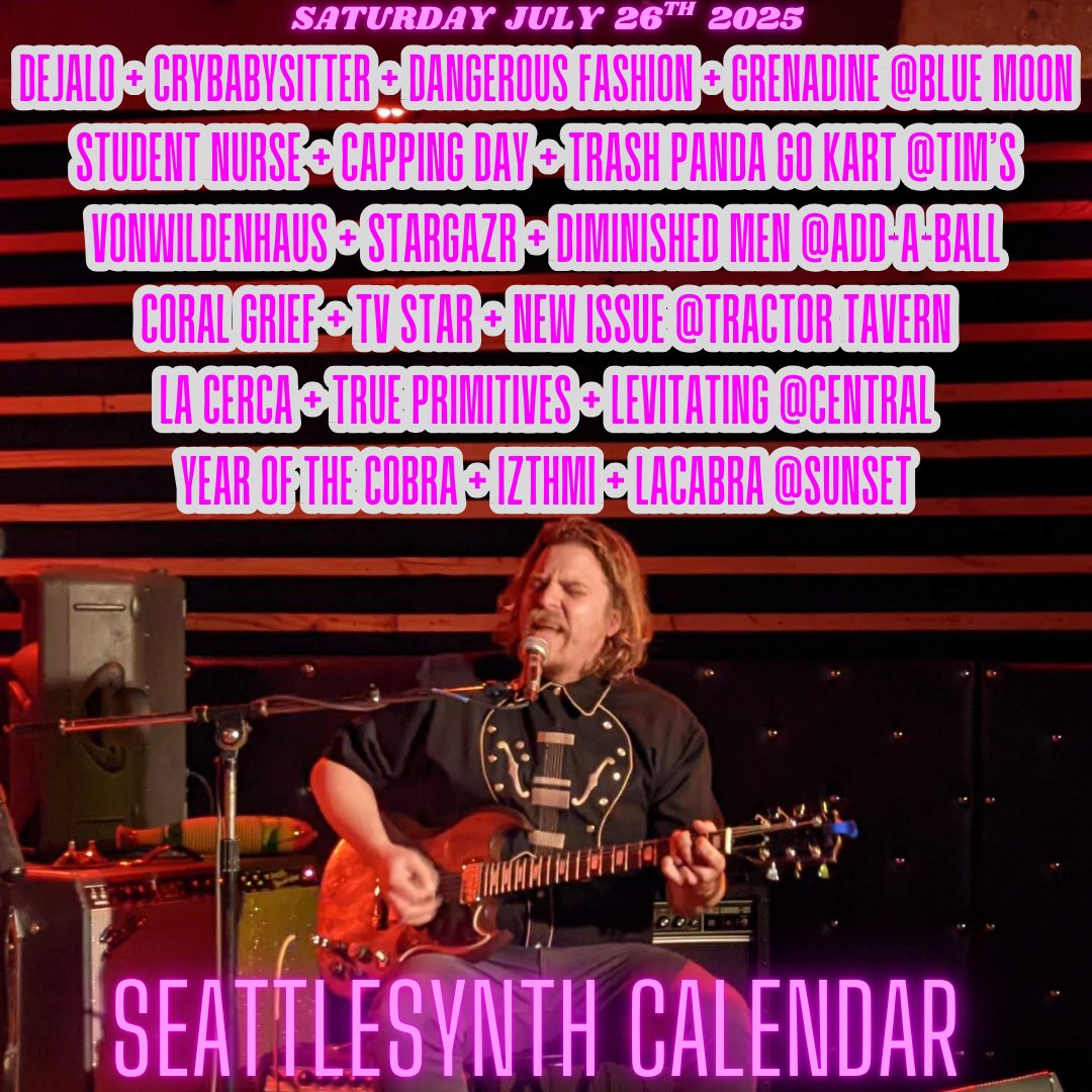 SeattleSynth Calendar tweet media