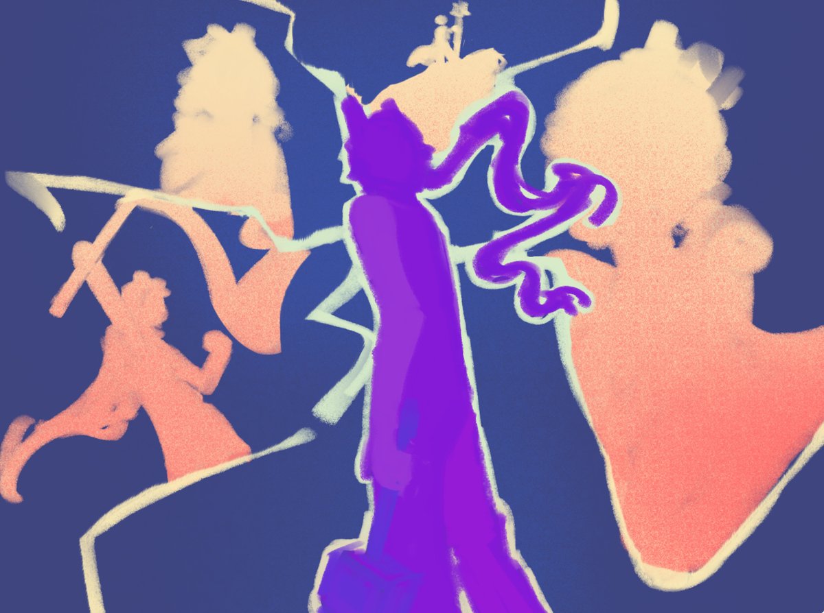 dailymutinyduo's tweet image. Day 347 🥭 #princezamfanart #wemmbufanart