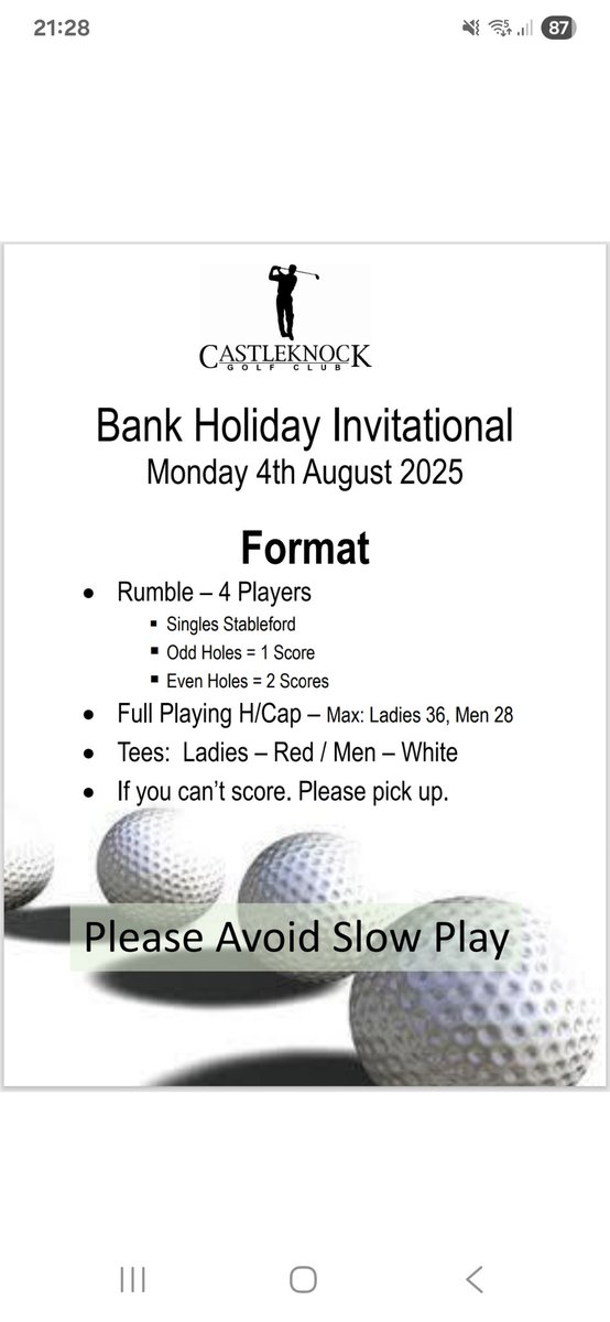 Castleknock GC (@castleknockgc) on Twitter photo 