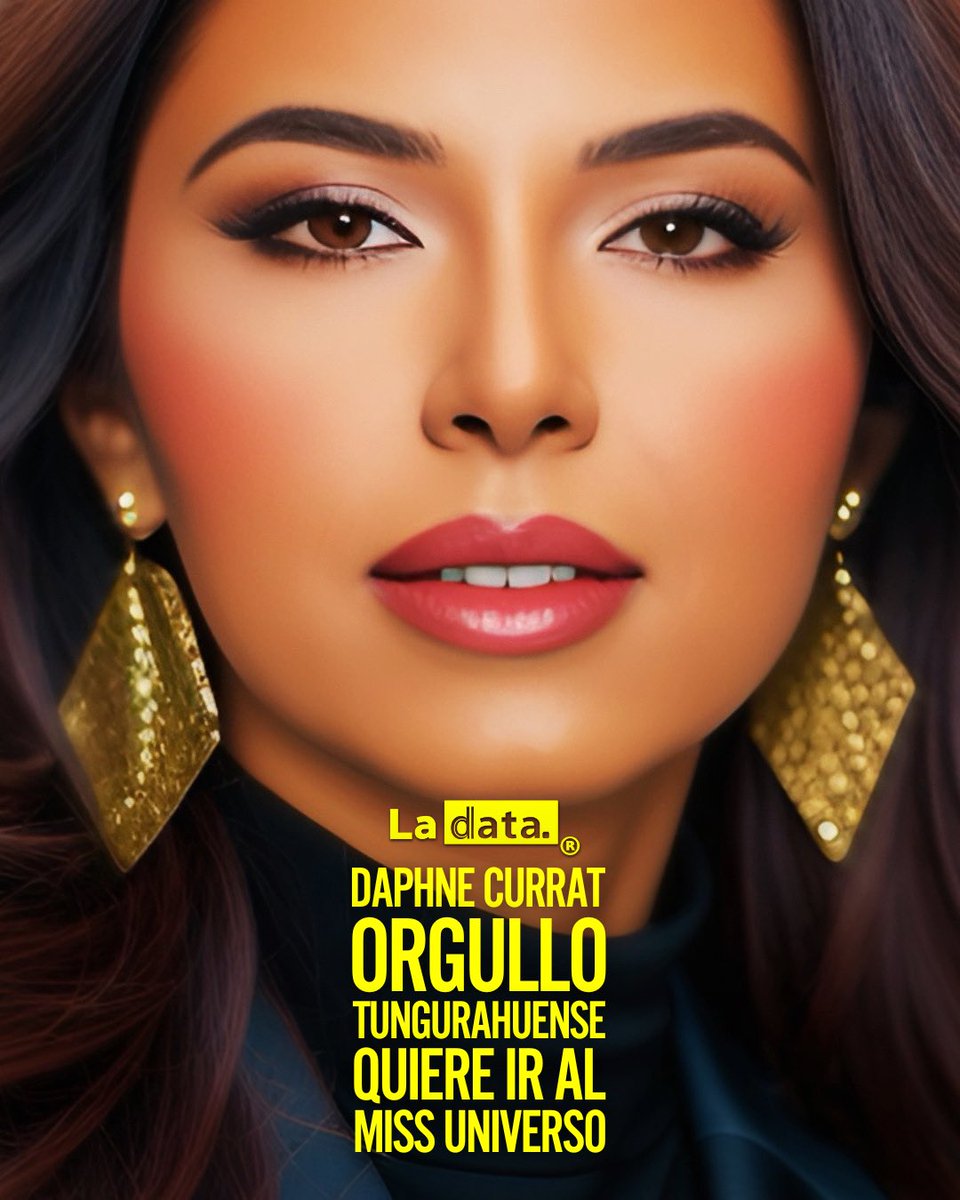 ladataecu's tweet image. #Tendencia Orgullo Tungurahuense rumbo al Miss Universo
Daphne Currat, una joven de 27 años oriunda de Tungurahua, ha dado un paso firme en su aspiración de representar al país en el certamen de belleza más importante del mundo: Miss Universo. Con elegancia, preparación y una…