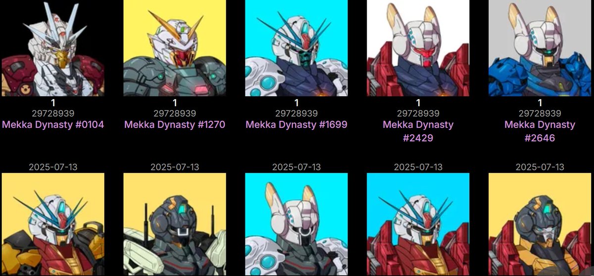 Thompson2018M's tweet image. Got myself a stack of super sick looking @Mekka_Labs_io!! Managed to snag myself a rare one! These Arcframes are going to be mining some delicious bitcoin for me. These are some badass Mechas!

The project structure, upgrades and NFT staking for $BOLT are super cool to!