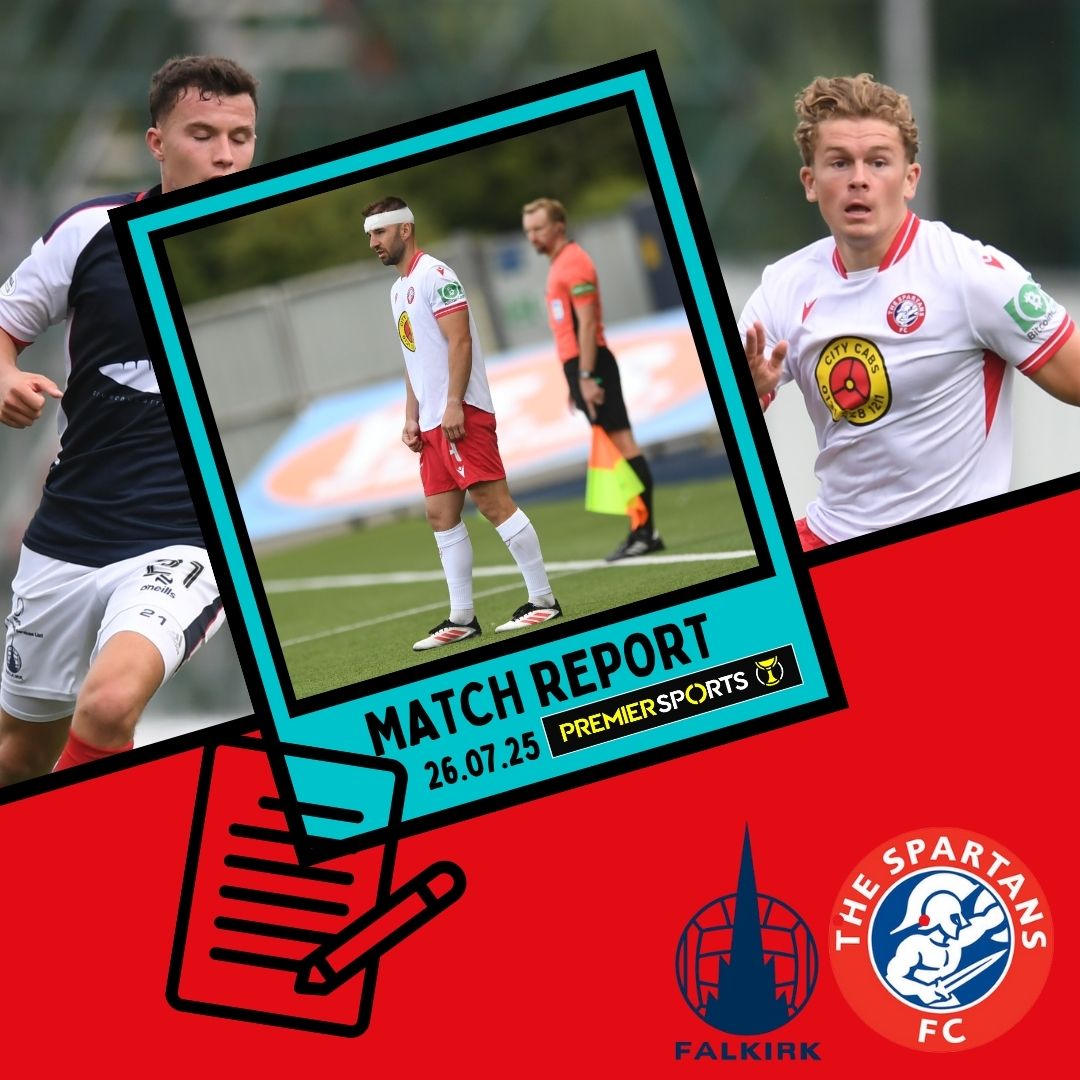 SpartansFC's tweet image. 📝 Premier Sports Cup: Spartans bow out against Bairns
Match Report from FK2: spartansfc.com/2025/07/26/pre…