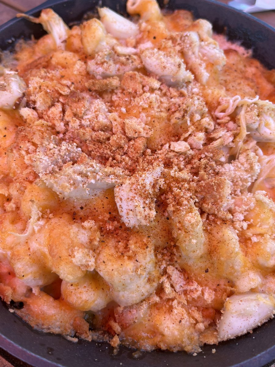 MrsPete23's tweet image. I spy my little eye on mounds of cheese and crab!! Plus, some good pickles too!! #Foodie