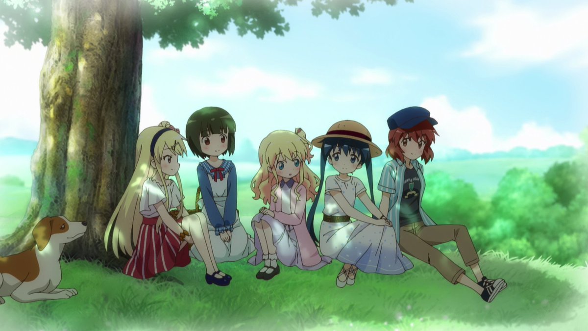 TheLostSnail2's tweet image. Adorable friends.

Anime: Kiniro Mosaic.