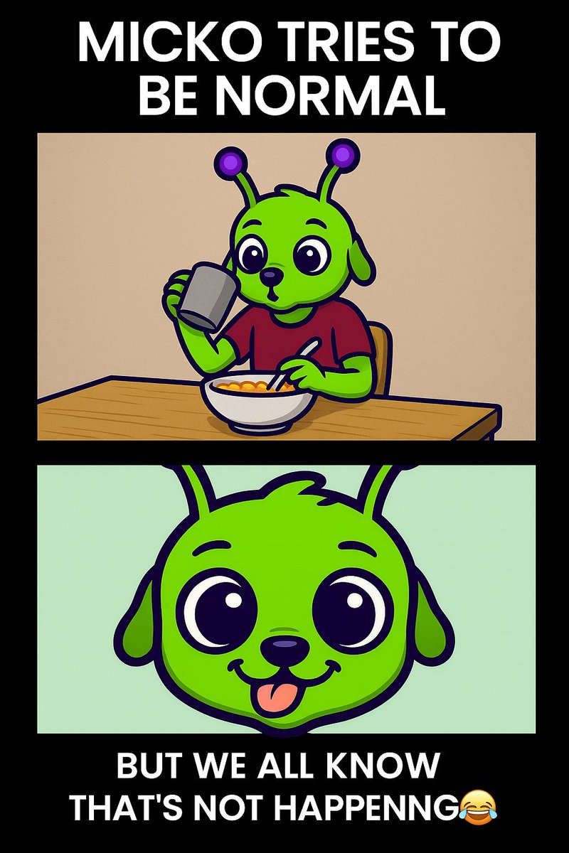 cryptodotmich's tweet image. Unit #Mk0-115 (Micko) just tryna have breakfast like a regular human… but we all know how that ends 😂

@Alienpetclub
#Mickomeme
