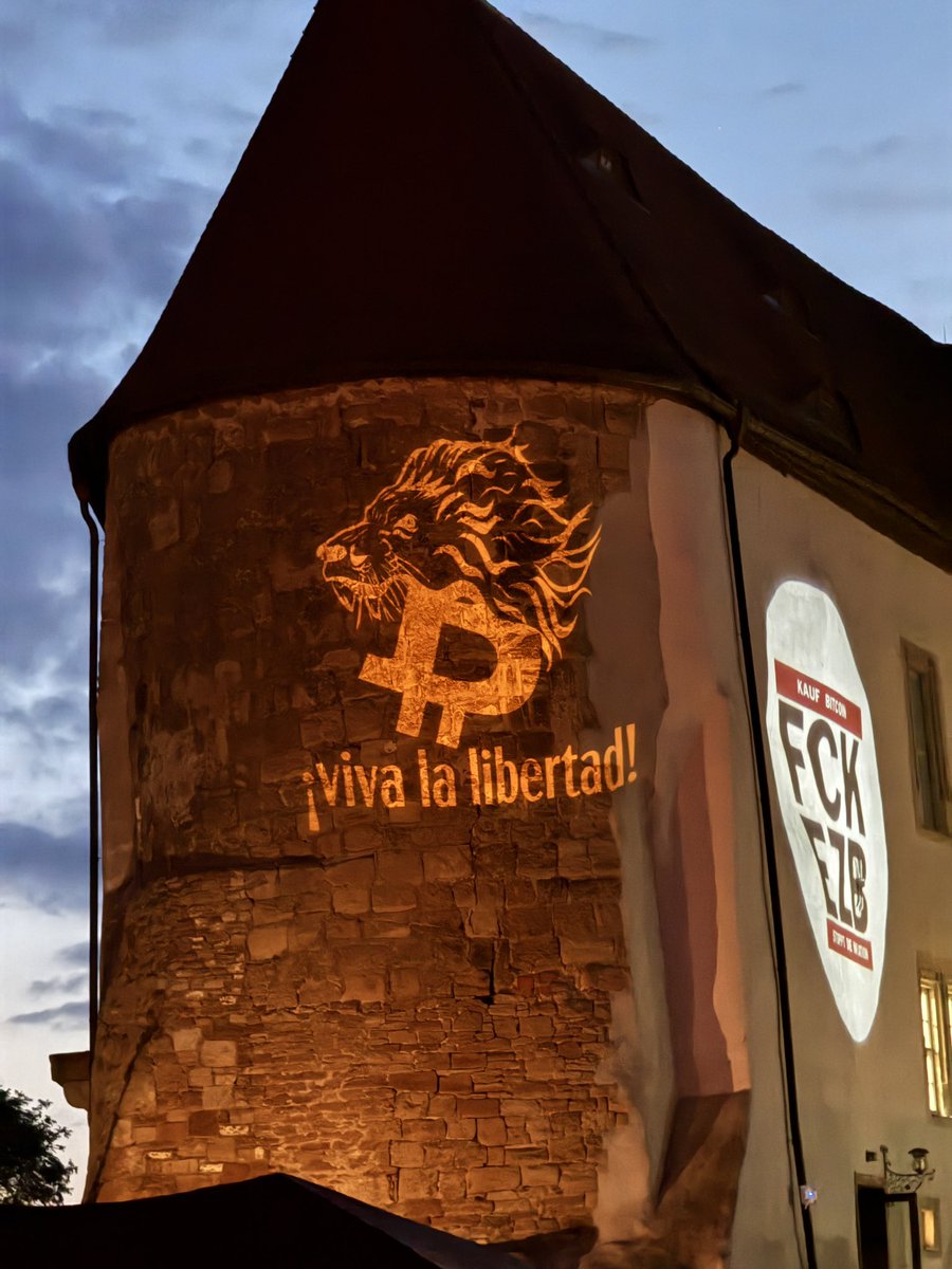 #Zitadelle2025 #Bitcoin 
FCK EZB!
Viva La Libertad!