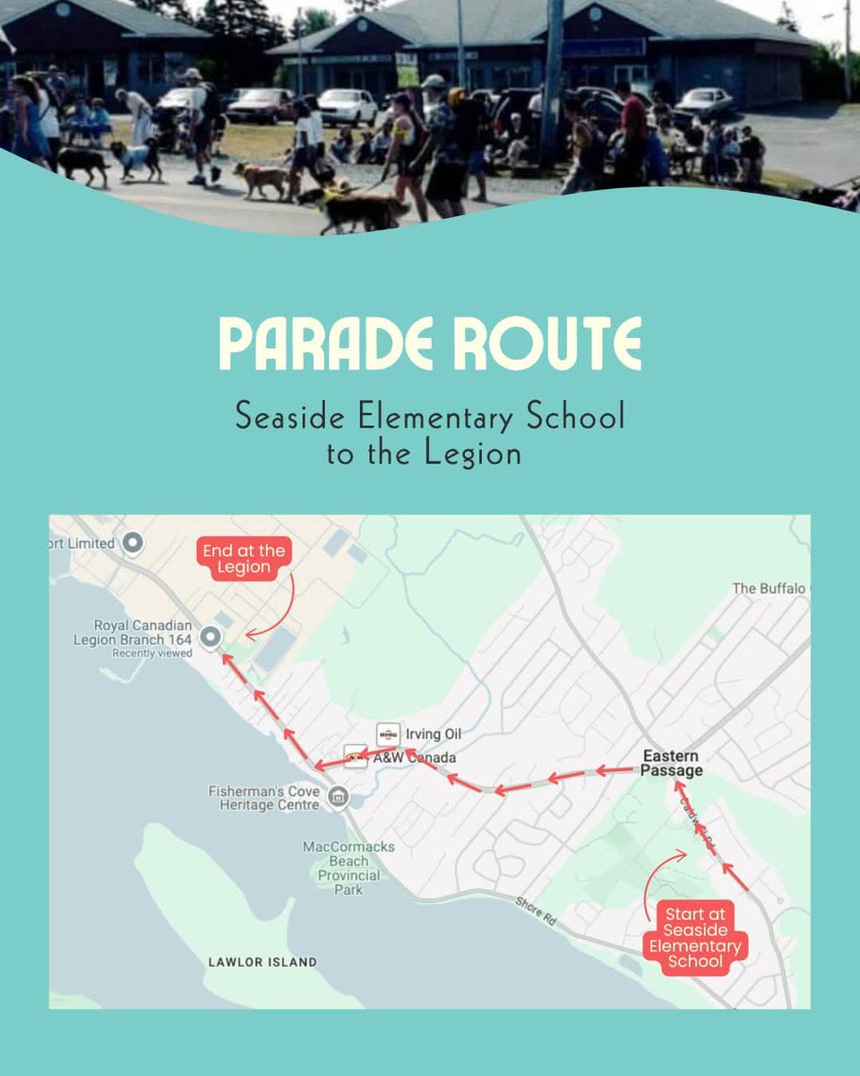 HfxMda's tweet image. **** Via Eastern Passage Cow Bay Sumner Carnival
The 50th Annual EPCB Summer Carnival Parade is Saturday, August 9th!!
If you need to leave the Passage that morning, please do so before 9:30am. Everything will be completed by noon.
See images for more information #hfxtraffic