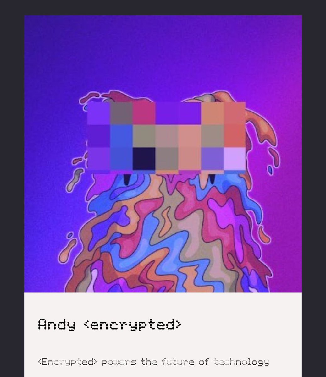 Sobix1313's tweet image. 🤨Who is Andy ?!?
Loosty is decrypting himself ?! Or is it Milian’s fault again?
One of the best things about Arcium is that you can choose when to decrypt yourself .
You’re in control , decrypt when you need to, finish your work (just like our boss Andy did, somehow) , and…