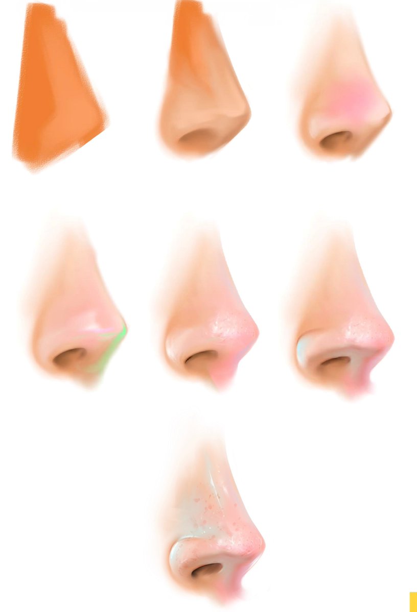 Easiest way to draw a nose.
In 20min