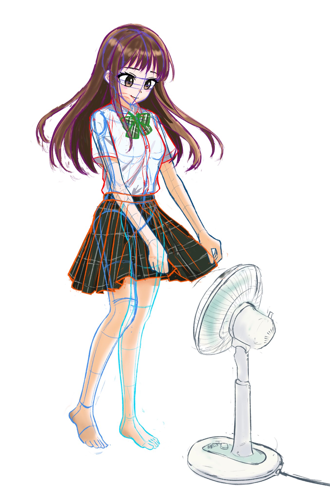 ◆６月の午後◆手描きイラスト びーくろ on X: 