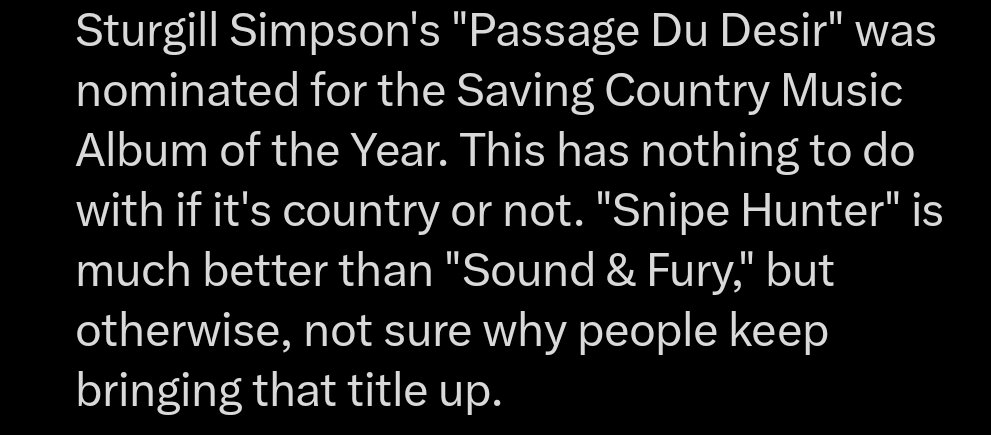 TheKro16's tweet image. Everyone is fine to have their opinion but I HAVE to disagree here. Damn. Sound & Fury is a hammer.